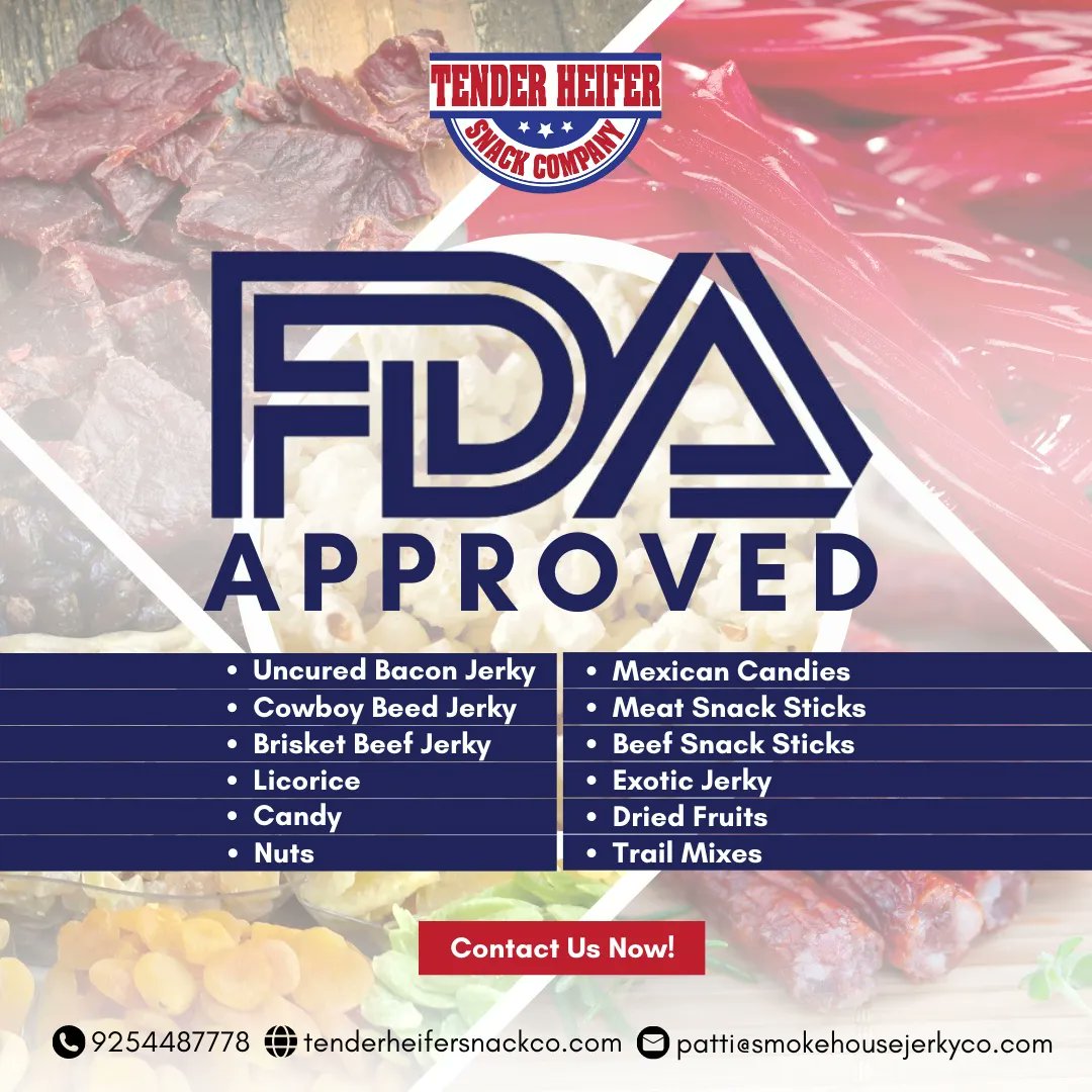 TenderHeifer's tweet photo. Snack your way to success with our gourmet products and private label opportunity!

Create your line of irresistible snacks, from savory brisket beef jerky to exotic jerky and everything in between. 🍿🍭🍬

🌐 https://t.co/9Ns8AlNJ5o

#tenderheifersnackco #privatelabelproducts https://t.co/SoypGDy1KG