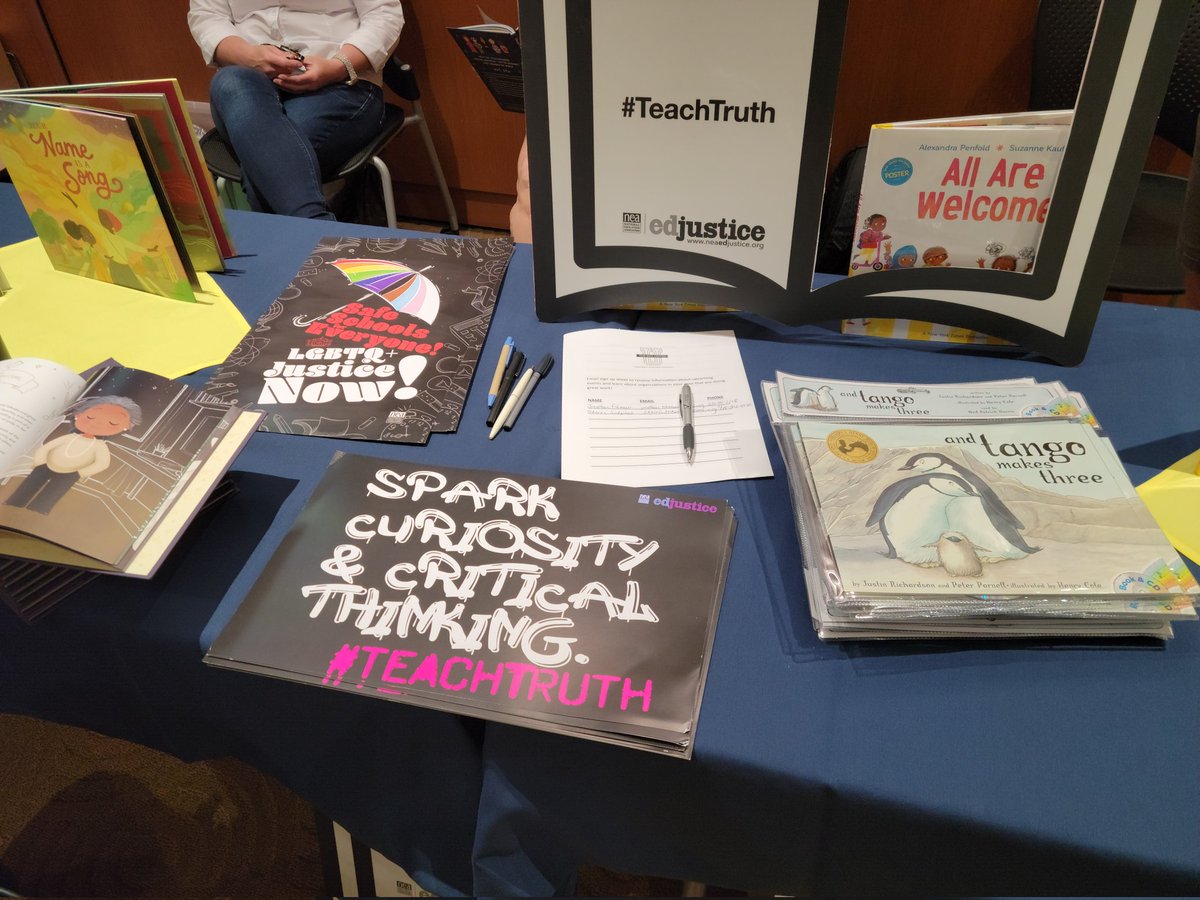 Come join us on the first floor of the Regnier Center at JCCC! We have books and all sorts of resources for families. #teachtruth #honesthistory