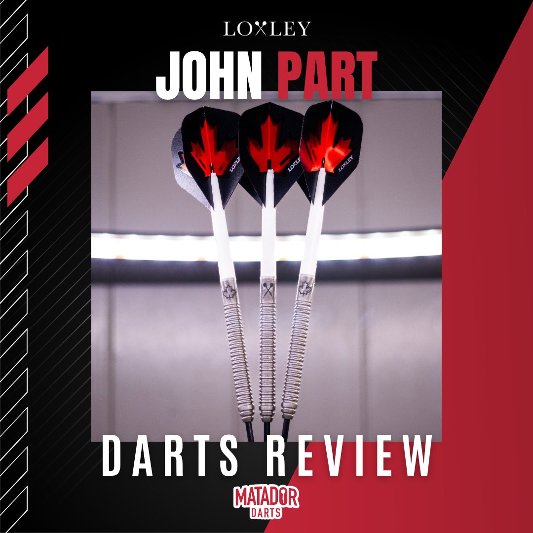The @LoxleyDarts John Part World Champion darts offers grip along the entire barrel and are a callback to John's popular darts when he was winning world titles.

@DarthMaple180 just defeated Kevin Painter in the #WorldSeniorsMasters

Watch the review here: youtu.be/zEzSoQxl1yQ