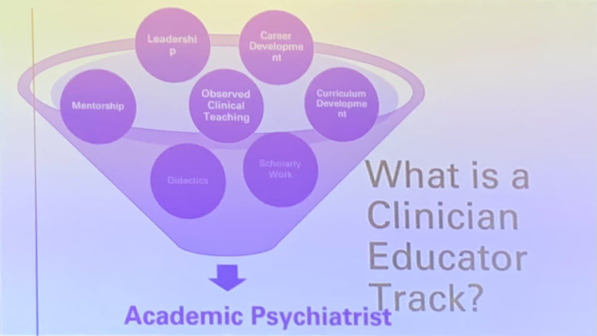 #admsep23 Dr. Katie Kunstman shares her experience in developing a resident-educator #MedEd track