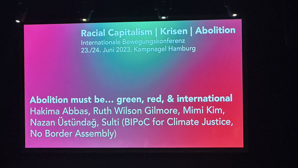 Abolition must be…green, red & International!

#Abolitionismus