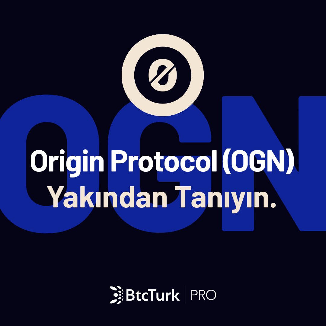 #OGN hangi amaçlarla kullanılır❓
Origin Protocol’ün öne çıkan özelliği nedir❓

#OriginProtocol'ü daha yakından tanıyalım!

👉 btcturk.com/bilgi-platform…