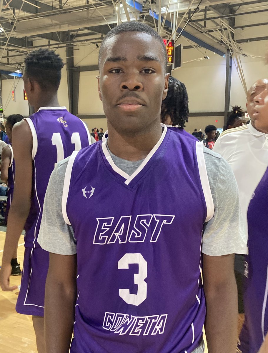 #GBCALive 

‘25 PG Carby Martin competed and made plays today for East Coweta.

True lead guard with athleticism, play making ability, instincts.