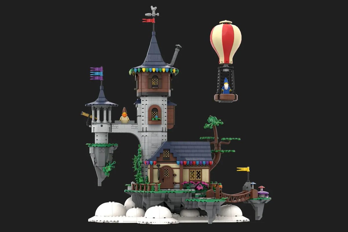 Could you see yourself living here? We absolutely love this fantasy Mage's Tower, built on a floating island! 🏰 

View today's Staff Pick here 👇 

ideas.lego.com/projects/f65a7…