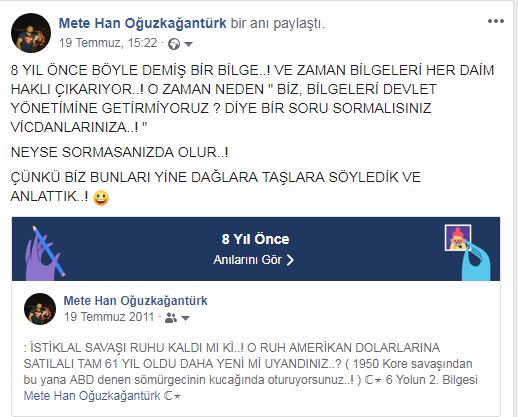 Bilge ATATÜRK ten sonra TÜRK'ün son Başbuğu benim. Çakma Milliyetçiler ve Batıl iktidardan bu ülkeyi kurtaracağız.