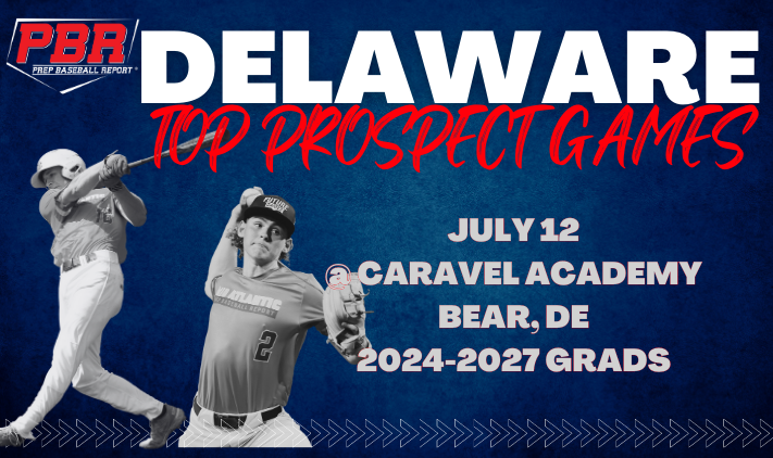 🔵 NEW EVENT ALERT 🔴

💥 PBR Maryland is bringing the Top Prospect Games to Delaware❗💥

🗓️ July 12, 2023
🏫 Caravel Academy
📍 Bear, DE
👉 2024-2027 Grads

Huge opportunity for DE HS players to #BeSeen 👇

🔗: loom.ly/99VWYNs

@JNaill8 @Ledggerrr #PBRIsThere