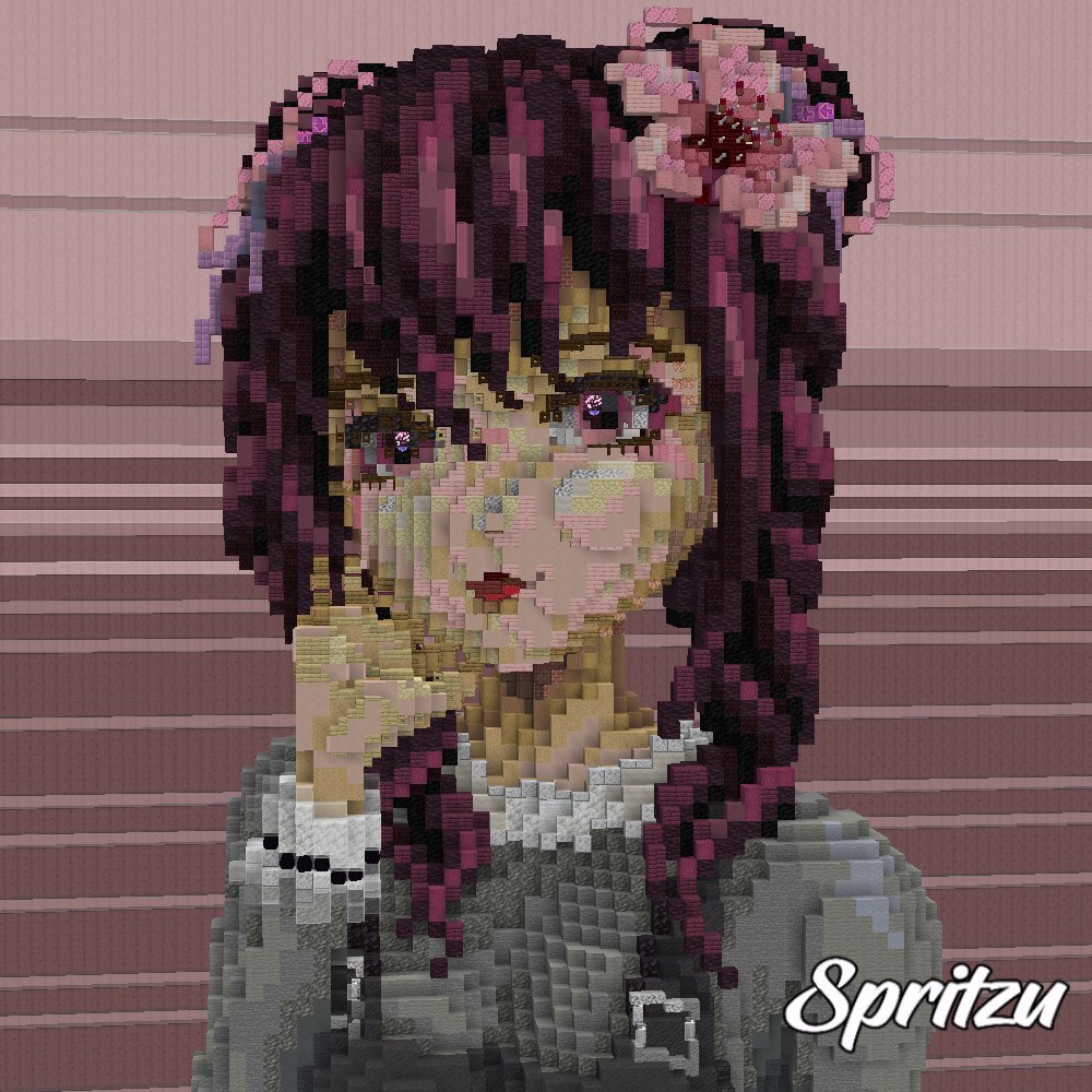 <a href="/Minecraft/">Minecraft</a> Does this count as a cherry wood build? xd #FeatureMeMinecraft