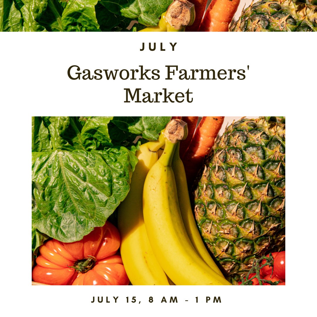 GASWORKS FARMERS' MARKET | JULY 15 

We're gearing up for this month's farmers market. 
Keep a lookout on our social medias to know more about the stalls for this month! 

#Farmersmarket #Gasworksmarket #farmersmarketmelbourne