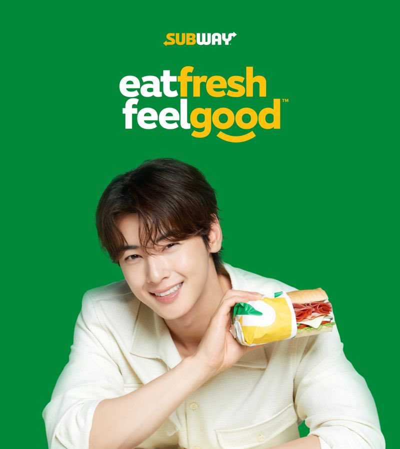 panncafe's tweet photo. Cha Eunwoo ASTRO diumumkan sebagai model baru untuk Subway.

https://t.co/xpJjjVJ1ah https://t.co/qODRF3wJAC
