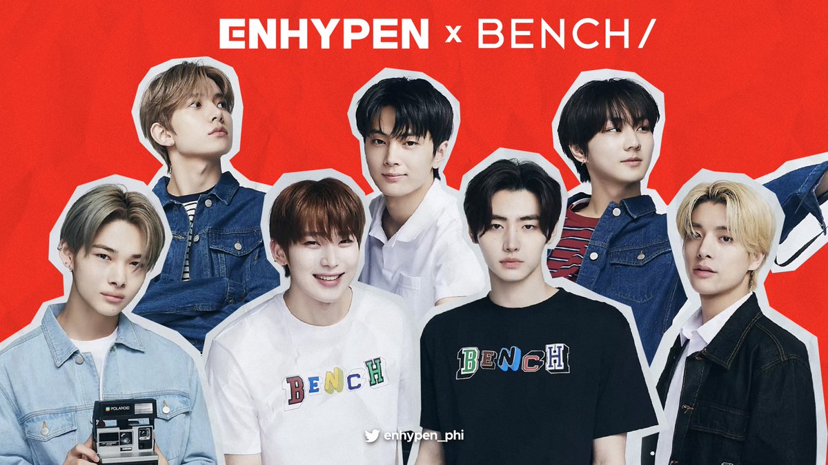 ENGENEs! Did you already buy #DENIMbyBENCH Collection? If you haven't, get ENHYPEN's looks now! 😍

— Shop now on the links below or get to your nearest BENCH/ store! ❤

🔗: lazada.com.ph/shop/bench/cus…

#ENHYPENxBENCH #BENCHandENHYPEN #ENHYPEN_GlobalBENCHSetter