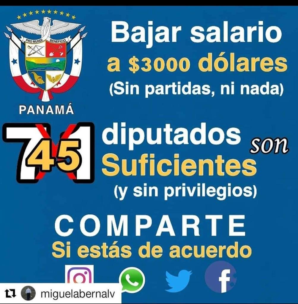 Dejo esto por aquí a ver si el PUEBLO apoya esto, suficiente de tanta sinverguenza y gastos del dinero del PUEBLO