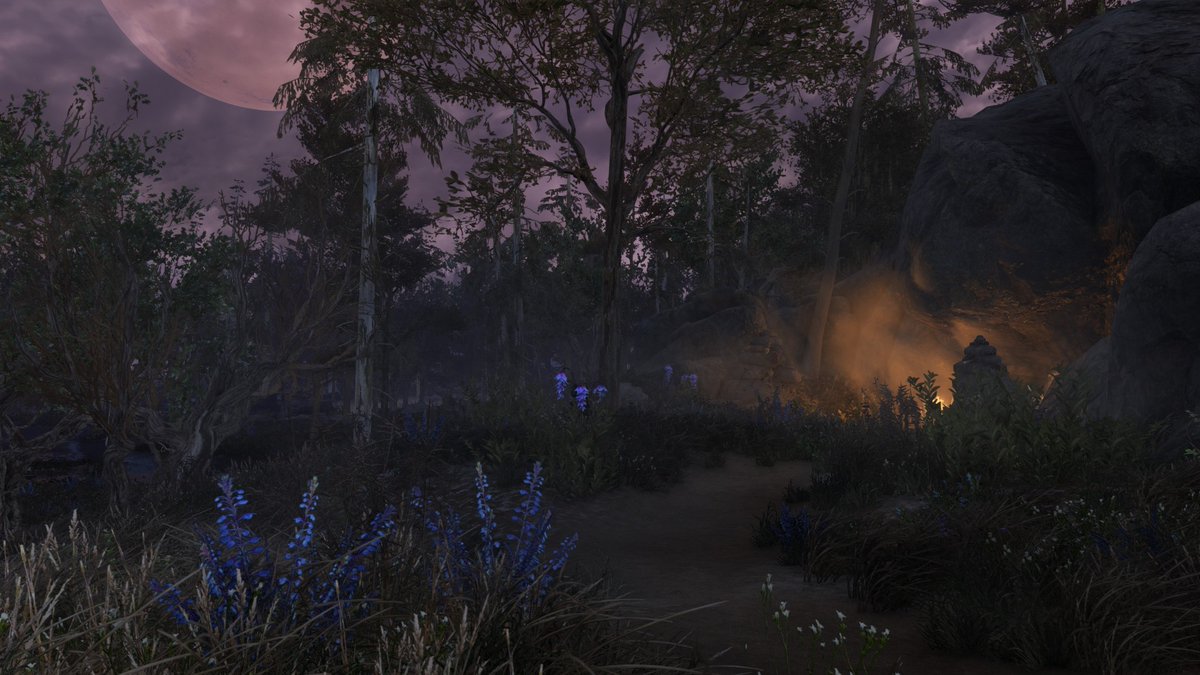 A nice quiet evening traversing the landscape of skyrim.