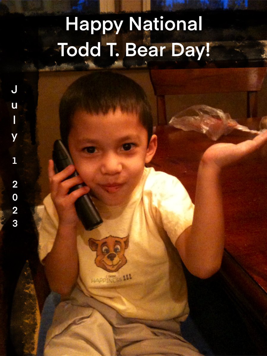 Happy National Todd T. Bear Day! Tag <a href="/ToddTBear/">Todd T. Bear</a> in a photo with your Todd T. Bear and we will feature you in our story. #ToddTBear #ToddTBearIsEverywhere #TODDYT #NationalToddTBearDay