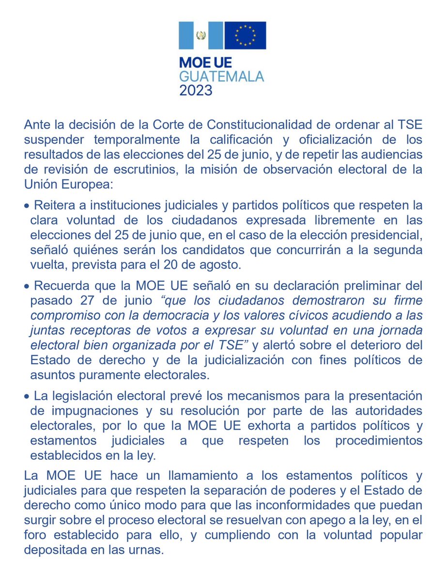 MOE UE Guatemala 2023 tweet media