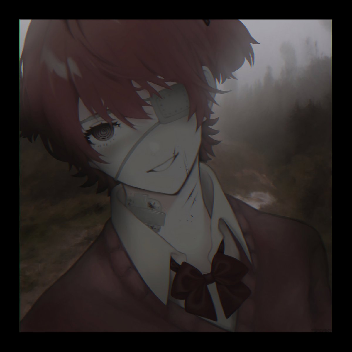 tiperukoch's tweet image. painting i made of @aritsujoza's oc pochi :D my first art fight attack for this year!
