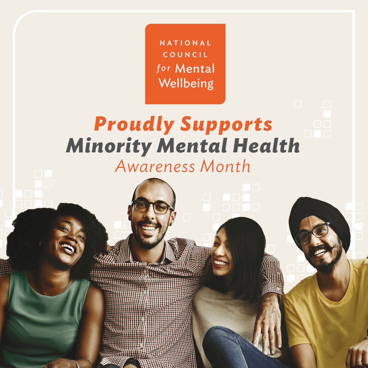 Marginalized communities continue to face disproportionate challenges around access to care. This #MinorityMentalHealthMonth–and all year long–let's commit to addressing the vast health care disparities that exist among racial, ethnic, and cultural groups. #BIPOCMentalHealthMonth