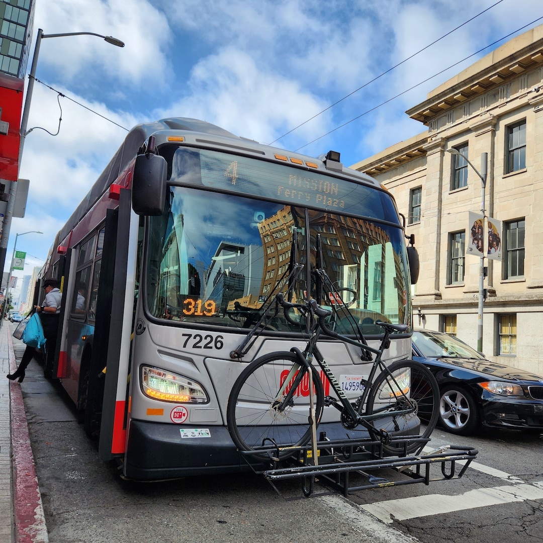 ✨🚌🚎❤️We're fans of all the many modes of transportation visitors to #5Msf use, but we're especially fond of the 14-Mission. This workhorse of the <a href="/SFMTA/">Temp</a> system zips by <a href="/TheGeorgeSF/">TheGeorgeSF</a> at #5M. The 14 is a trolley line serving Mission Street between Daly City &amp; the Ferry Building.