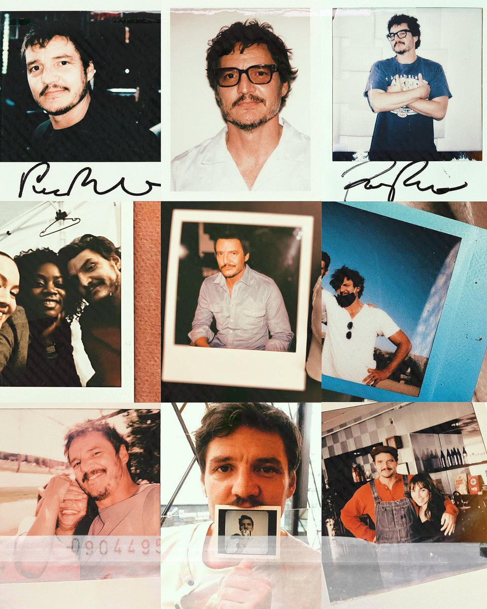 PedroPascalNews's tweet photo. Pedro Pascal em Polaroids. 
É isso. Esse é o Tweet. https://t.co/RrnTK0Ns3v