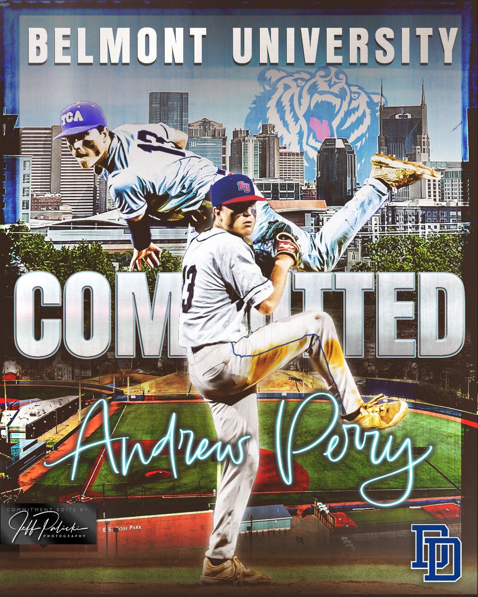 I am grateful to God for blessing me with the talent and opportunities to pursue my passion for baseball. Special thanks to my family, coaches, and TCA and Dulins Dodgers teammates for your support. I am ecstatic to announce my commitment to Belmont University! #ItsBruinTime