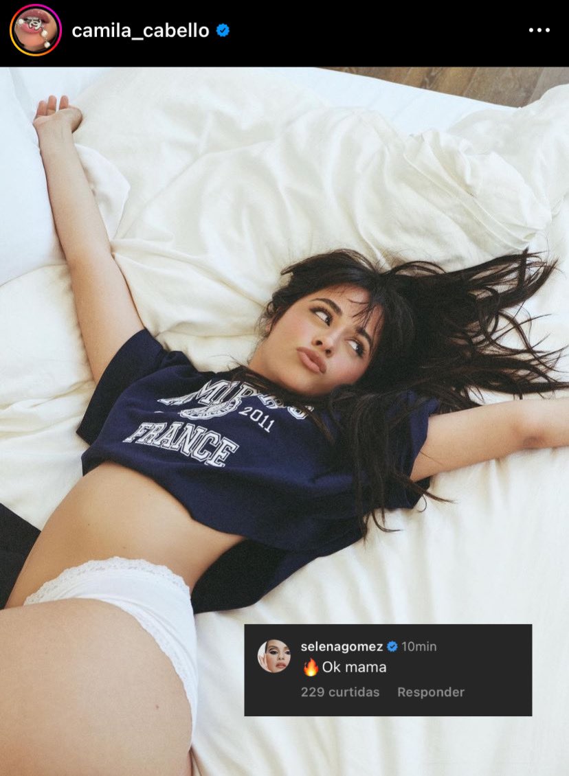 PortalSelenaBR's tweet image. Toda ativa! 👀

📲 Selena Gomez deixou comentários nas recentes publicações de Becky G e Camila Cabello no Instagram.