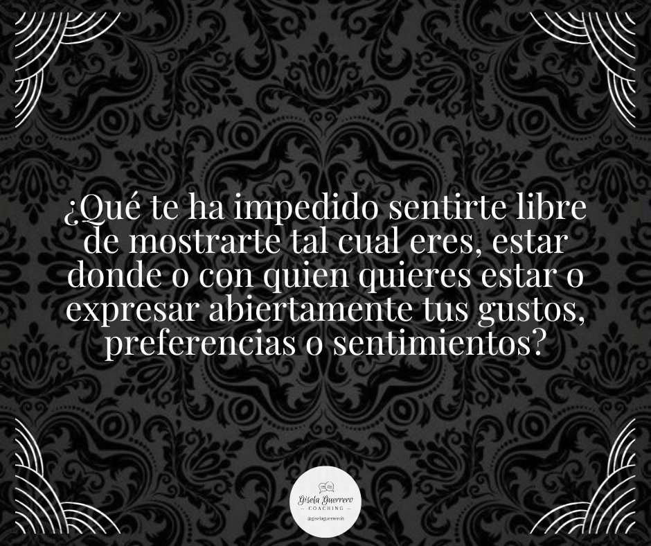 giselaguerreroh's tweet image. Respóndete a ti mismo:

¿Qué te ha impedido sentirte libre de mostrarte tal cual eres, estar donde o con quien quieres estar o expresar abiertamente tus gustos, preferencias o sentimientos?

#PreguntaDeLaSemana 🤔