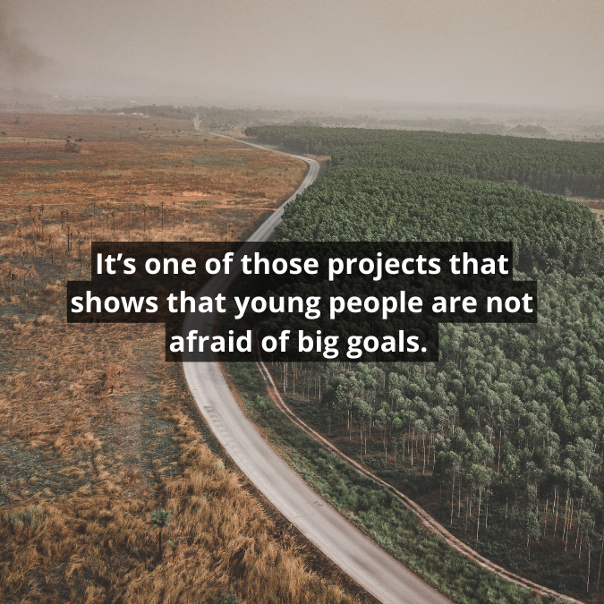 This ambitious project by a young student from Germany aims to plant a trillion trees. Full story go.greencitizen.com/Ouviq