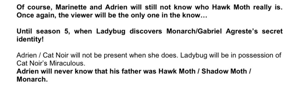 i know that people have hope that adrien will find out the truth about his dad in season 6 but the bible says otherwise #MLBS5Leaks