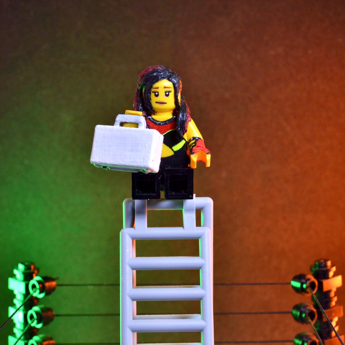 #Lego Iyo Sky with the Money in the Bank briefcase 😊 #WWE #MITB