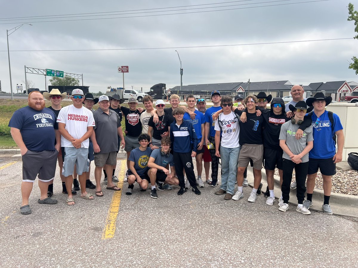 Team Maine being dropped off on their next stop. Thanks for coming to GI. We hope you enjoyed your stay!