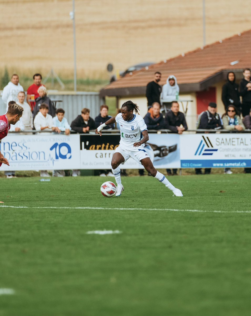 lausanne_sport's tweet photo. Pour la deuxiรจme รฉtape du ๐๐ ๐๐๐ฎ๐ ๐๐จ๐ฎ๐ซ, le FC Lausanne-Sport sโimpose 3-1 face au @FCSion.
๐ค Merci au @FCCrissier pour lโaccueil.
#lsvaudtour https://t.co/oVfG8HgHO7
