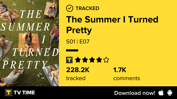 liahey's tweet photo. I've just watched episode S01 | E07 of The Summer I Turned Pretty! https://t.co/vwoRfZz6JR #tvtime https://t.co/0sUO0EXEoH