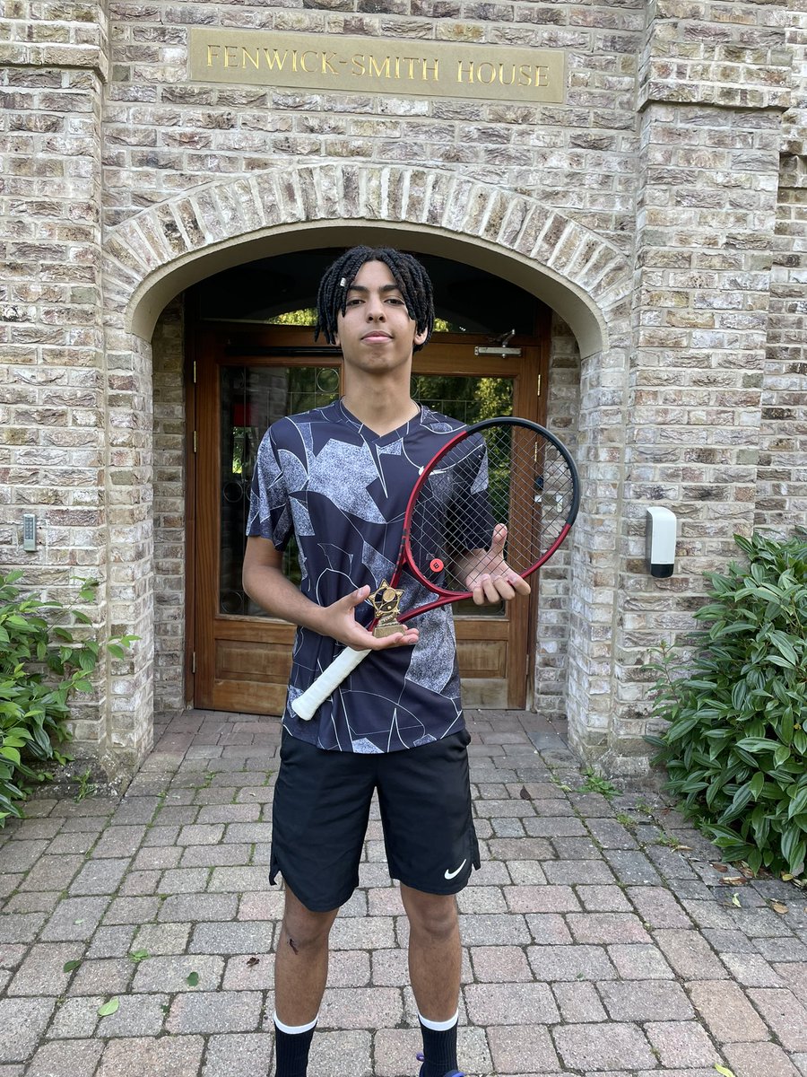 PockBoarding's tweet image. Winners are grinners! Mo went to compete in an all-day tennis tournament today at Cherry Burton - and he went on it win it, coming back from 1 set down in several of the matches. Happy days! Well done, Mo! Celebrating success @PockSchool #resilience #diggingdeep