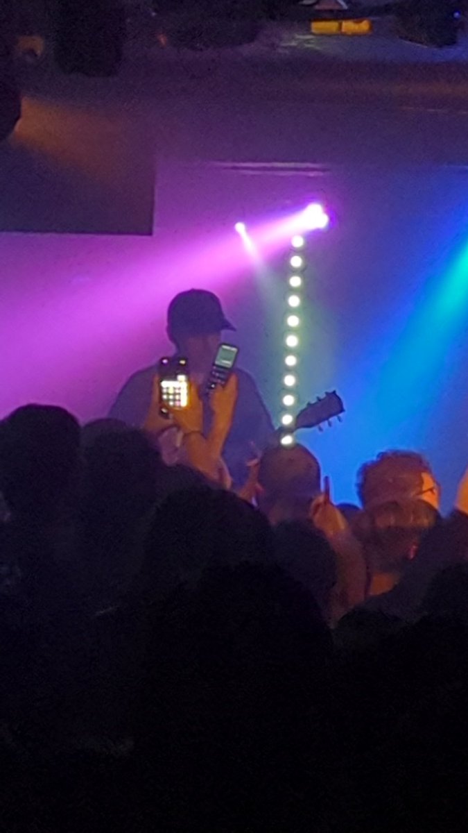SavingJakeBand's tweet photo. Bro who tf brought an actual scientific calculator to the @GAMIGANG &amp; @Pdaddynthehyena gig and proceeded to just do random calculations for an entire song??? And someone else did it on their phone? Outstanding https://t.co/QcOp6G6zbb