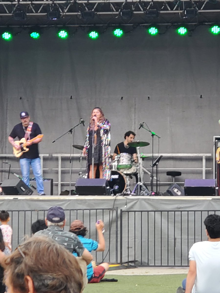 Canada Day at Harbourfront listening to Crystal Shawanda.