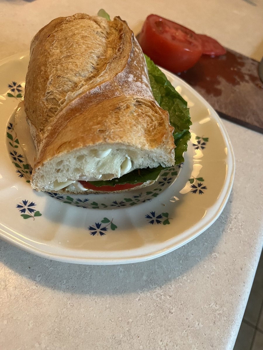 GrayDayStudio's tweet image. Queue my “The Bear” montage moment of making myself this sandwich for dinner #yeschef