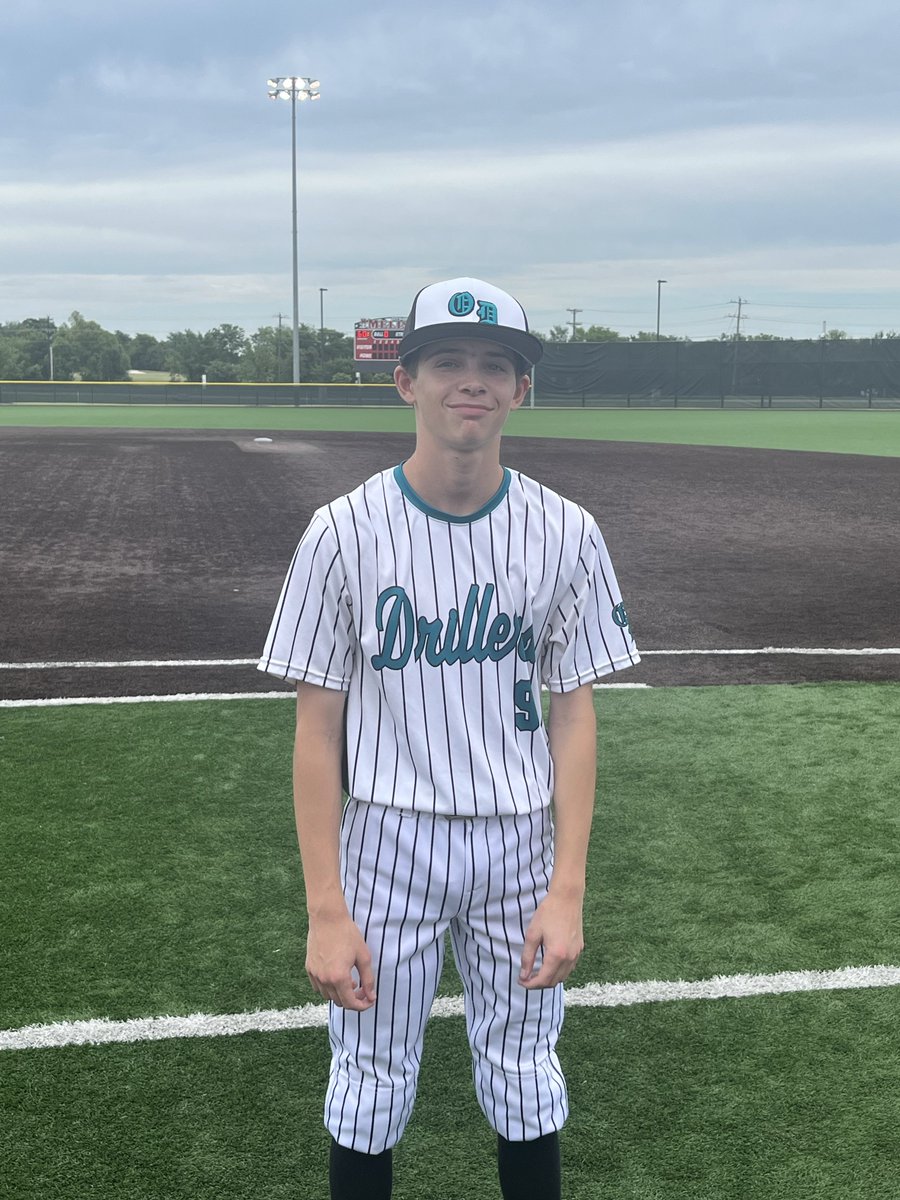 ✭Five Tool Texas✭ (@fivetooltexas) on Twitter photo #SummerShowdown F: <a href="/DrillersAcademy/">Oklahomadrillers</a> Atkinson 6, MVP 17U 3
PoG: <a href="/EthanDouglas33/">Ethan Douglas</a> 2-3, 2 RBI
Pitcher: Gestin Pollard 6 IP, 6K, 0 BB
Notable: Garrett Leba 2-3, RBI, R #SummerShowdown F: <a href="/DrillersAcademy/">Oklahomadrillers</a> Atkinson 6, MVP 17U 3
PoG: <a href="/EthanDouglas33/">Ethan Douglas</a> 2-3, 2 RBI
Pitcher: Gestin Pollard 6 IP, 6K, 0 BB
Notable: Garrett Leba 2-3, RBI, R
