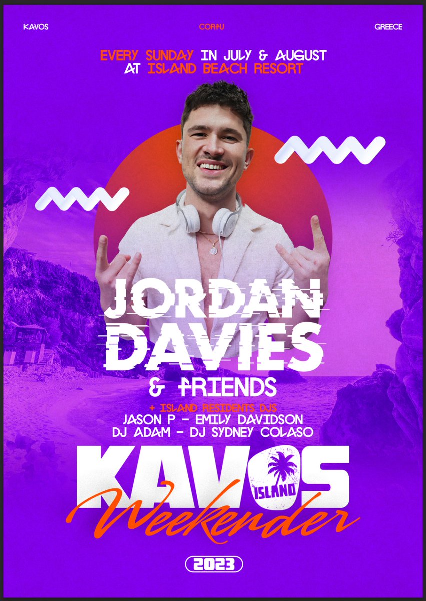 Tomorrow we start our Sunday pool party series with <a href="/JordanWeekender/">JORDAN DAVIES</a> 

See you all poolside 🙌😎🔥

#kavos #corfu #poolparty