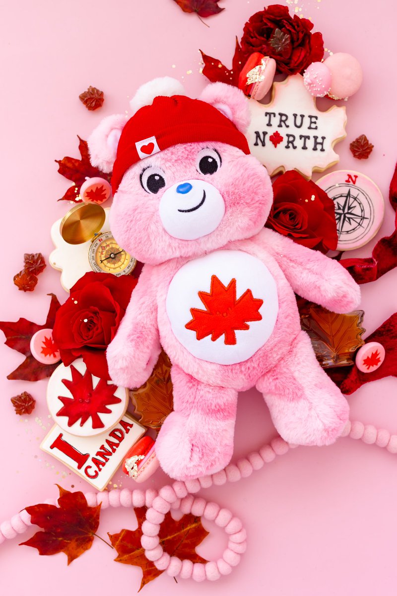 Happy #CanadaDay from True North Bear! 🇨🇦 True North wears his pride in his glorious native land on his tummy – a smiling maple leaf! ❤️ Available in limited quantities at @toysruscanada and @walmartcanada!