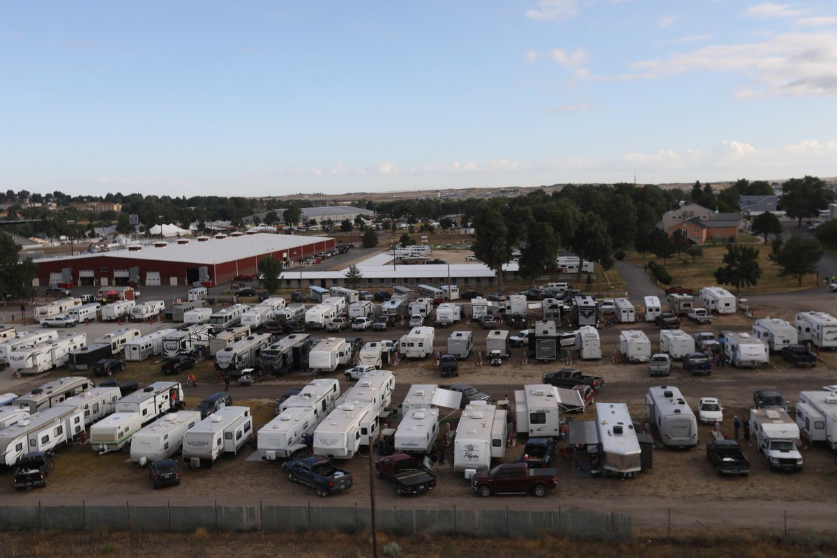 Book your RV site for the Wyoming State Fair today! To secure your spot head over to ➡ properties.camping.com/Wyoming-State-… 

#wystatefair #rv #booking #camping