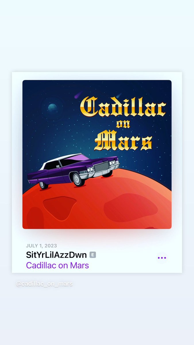 CadillacOnMars's tweet photo. We’re back with a fresh one! 
https://t.co/JqeTyc18dw https://t.co/0rgv2UjkxT