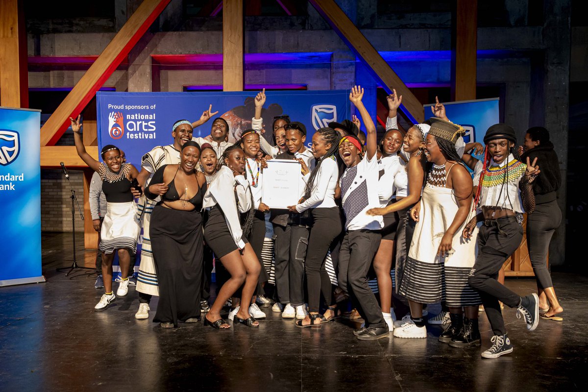 StandardBankArt's tweet photo. Congratulations to all the Standard Bank Ovation Award winners for #NAF2023! 🥇🥈🥉 

May you soar on to greater heights in your craft. 🙌🏾💙 #NAF2023 #BePartOfTheArts #ItWillChangeYou https://t.co/EoV4bSCn2O