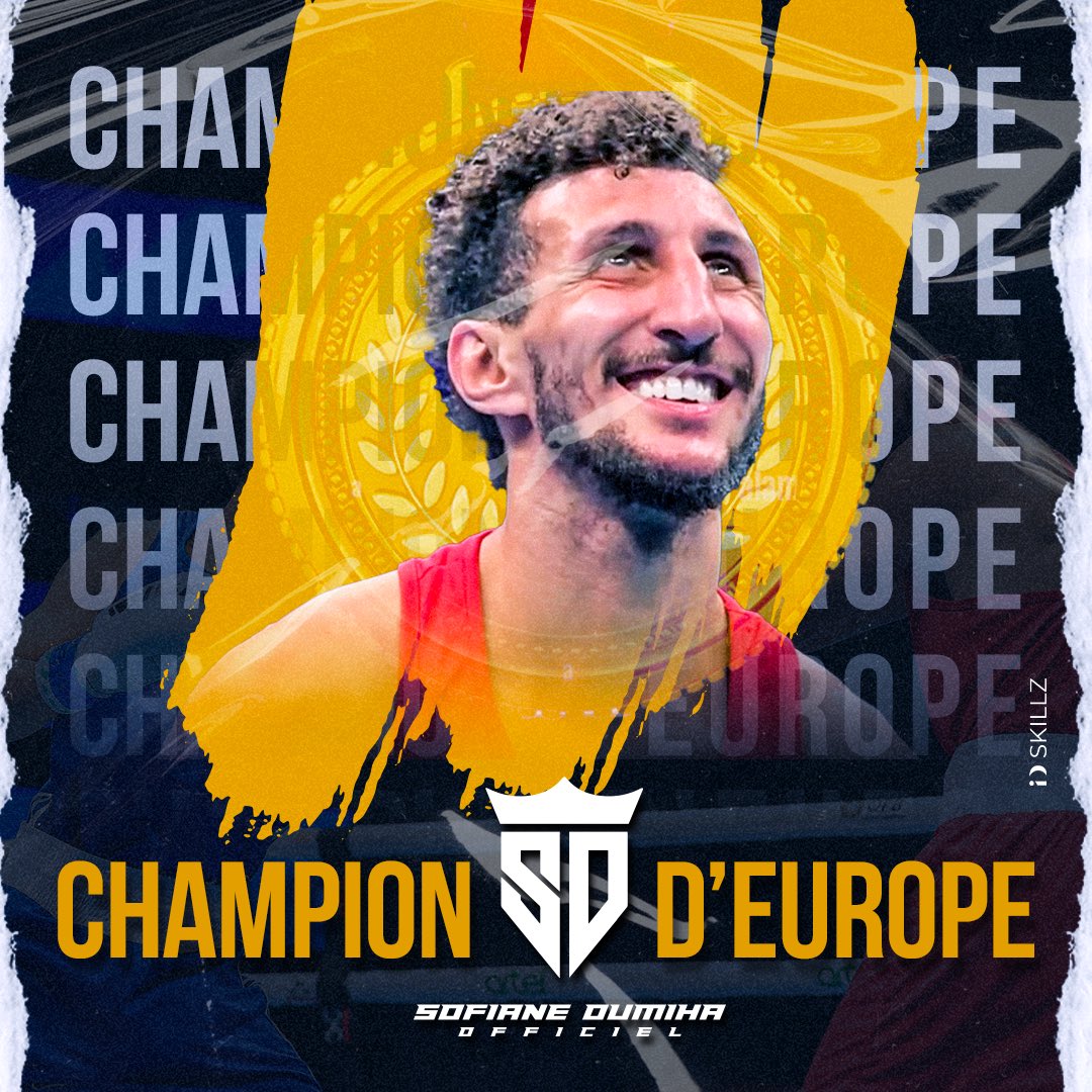 Et BoOooooum !
CHAMPION D’EUROPE !!
1 mois après mon titre de champion du monde en Poids léger (-60kg)
Me voici champion d’Europe en super léger (-63,500 kg).
Quelle fierté le travail paie toujours.
Merci à tous pour votre soutien, on est ensemble 🙏🏽🌪

#teamoumiha #Paris2024