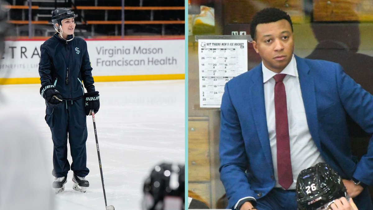 In an effort to help grow diversity behind the benches, the #SeaKraken are partnering with the <a href="/NHLCoachesAssoc/">NHL Coaches’ Association</a> to welcome Katelyn Parker (<a href="/KatelynParker16/">Katelyn Parker</a>) &amp; Lennie Childs (<a href="/TheLenergizer/">Lennie Childs</a>) to this year’s development camp. 

Read more → bit.ly/DevCamp070123