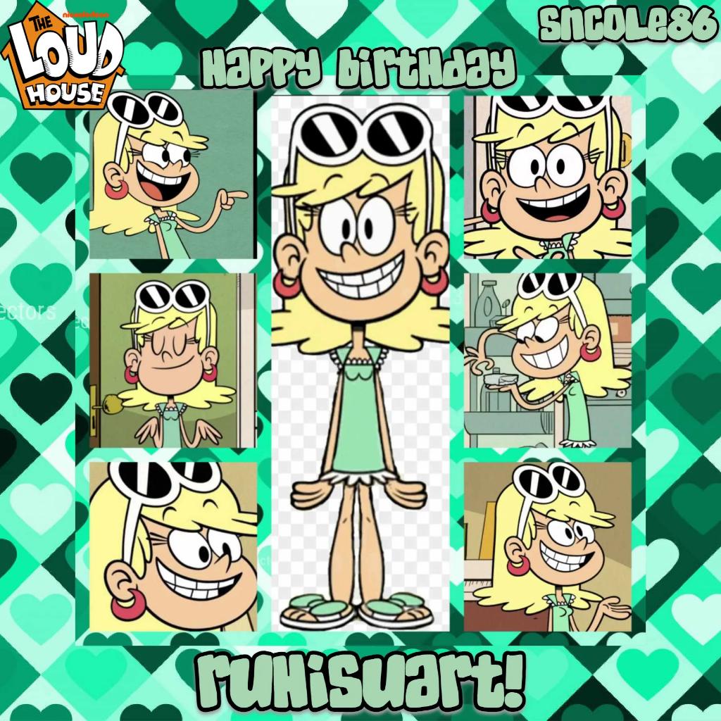 I know im late on these but happy birthday @RuhisuART enjoy 
#LeniLoud #TheLoudHouse #Nickelodeon #Sncole86PostersandCollages