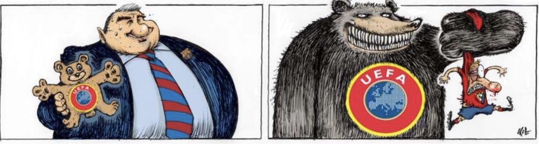 DÉBIL CON LOS FUERTES, FUERTE CON LOS DÉBILES <a href="/UEFA/">UEFA</a> <a href="/rfef/">RFEF</a> <a href="/LaLiga/">LALIGA</a> #Osasuna 
latiradeoroz.es