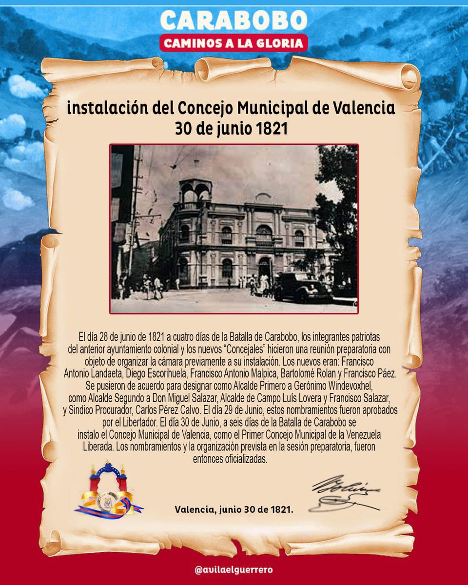 A proposito de la semana de la camara municipal de valencia. Que fue instalado despues de la #VictoriaAntiimperialista en la #BatallaDeCarabobo se revelan los siguientes datos. #PalamentarismoDeCalle #ForoDeSaoPauloEsIntegracion