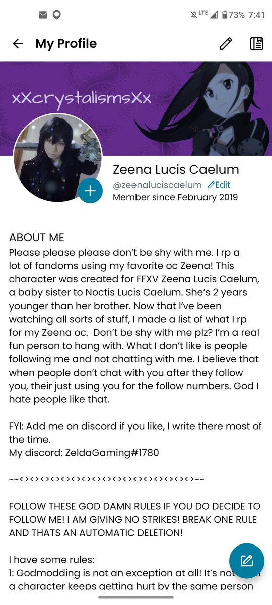 Since twitter and it's owner wanna be jackasses, follow me on MeWe! I only have 1 account active on MeWe though. Second alt is my Zelda Skyward Sword alt but gotta get that off my old phone.

I do hope ya'll consider joining me! 🙏
 mewe.com/i/zeenalucisca…