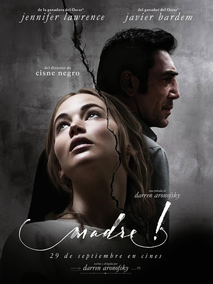 valek8_'s tweet photo. #JustSeen Madre!
Enorme paranoia. Peli rara. Muy interpretable. Es una crónica alegórica basada en la Biblia y en el ser humano y el mundo. Gran Jennifer Lawrence. Dios, la Naturaleza, la Tierra, Adan, Eva, Caín, Abel, la humanidad… Me parece muy original. Quizás demasiado https://t.co/cM8F9ld8Jt