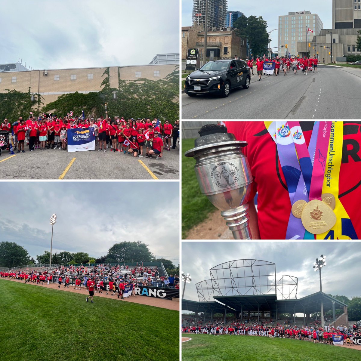 Another incredible Canada Day Torch Run!! Thank you <a href="/SOOLondonCan/">SpecialOlympicsONLdn</a> athletes, LETR members, supporters and, of course, the <a href="/londonmajors/">London Majors</a> !!#guardiansoftheflame