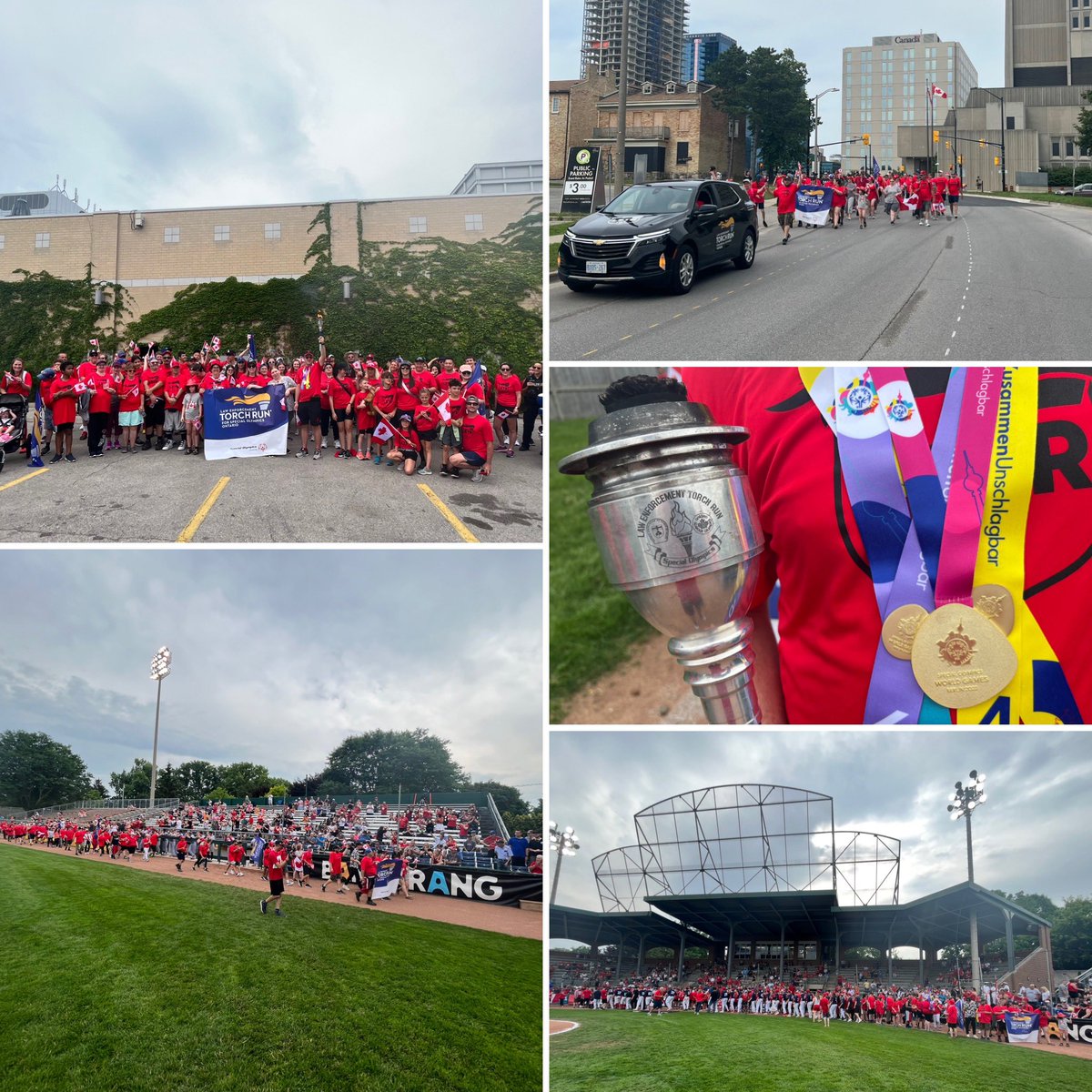 Another incredible Canada Day Torch Run!! Thank you @SOOLondonCan athletes, LETR members, supporters and, of course, the @londonmajors !!#guardiansoftheflame